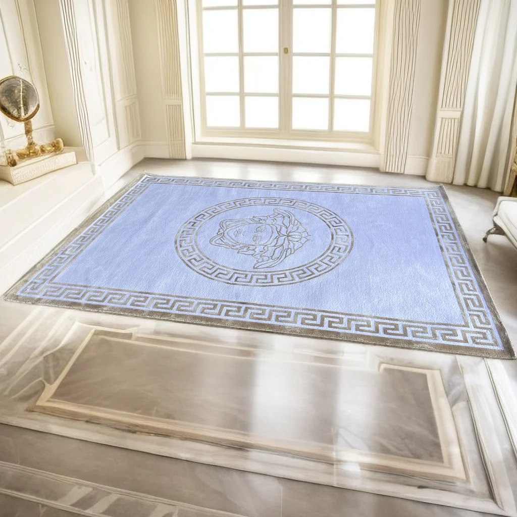 Handmade carpet Custom Made Wool Rugs Tufted Carpets logo customized Washable carpet for Bedroom