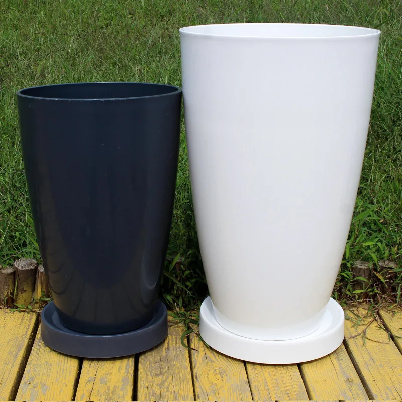 Thickened High-Grade Resin Large Plastic Imitation Ceramics Large Diameter Super Flower Pots