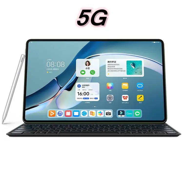 2021 HUAWEI MatePad Pro 12.6 inch Tablet PC Kirin 9000E Octa Core CPU HarmonyOS 2 OLED 2560x1600 Display 10050mAh Battery Tablet