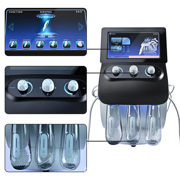 Portable Microdermabrasion Peeling Needleless Injection Oxygen Jet Machine Dermabrasion Machine Microdermabrasion