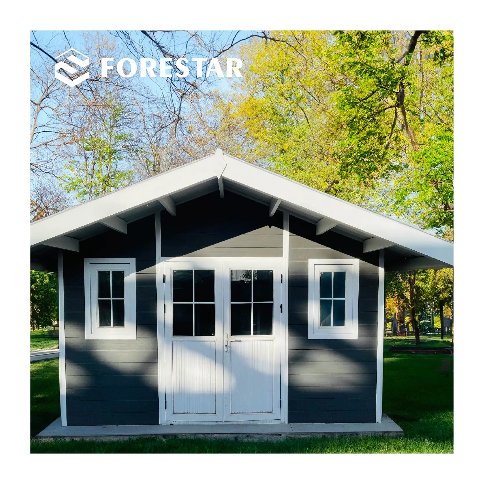 Garden  Professional  WPC Garden shed Recommend Amazing House decorative Metal  Durable Storage sheds Yard and