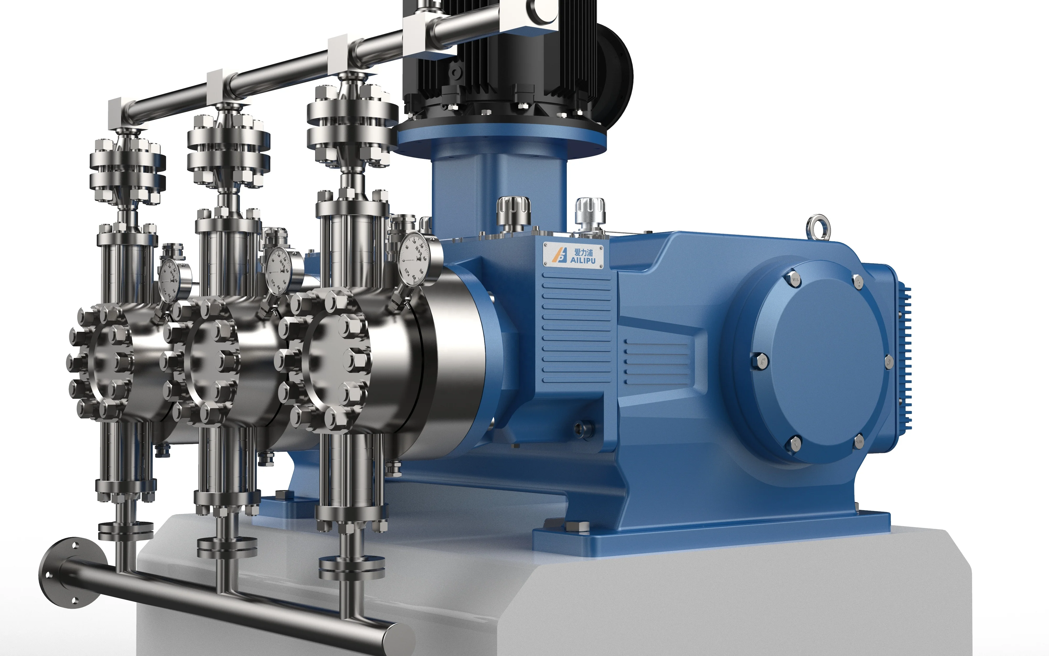 Ailipu Mertering Pump High Pressure Process Diaphragm Pump with Industry Leading High Quality Dosing Pump Electric 50 1 Years