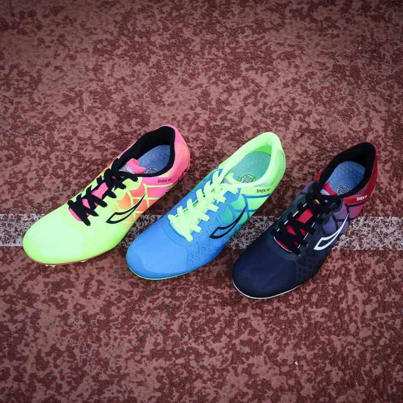 
Men Track And Field Spikes For Sports Running Shoes Women Professional Track Race Jumping Shoes Athletic Sneakers Trainer 