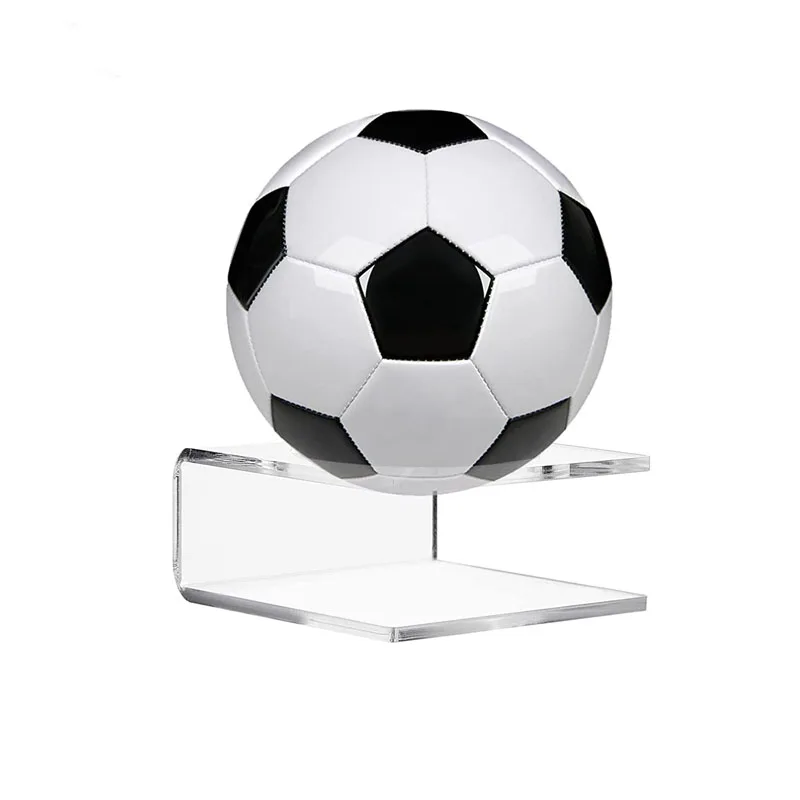 Crystal Acrylic Ball Stand Holder Basketball Football Soccer Volleyball Bowling Ball Display Stand