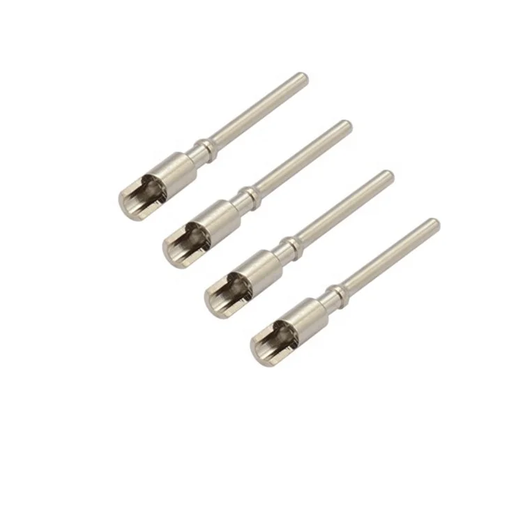 Индивидуальные металлические штифты с ЧПУ, латунные электрические штифты, штекер, гнездо, терминал 1 мм, 1,5 мм, 2 мм, 2,5 мм, 3 мм