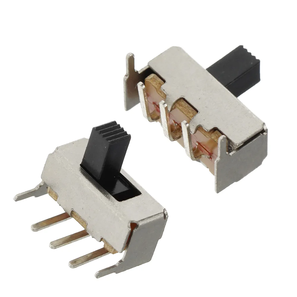  Переключатель SS12F23 SS12F23VG5 0 5 А 50 в 3 контакта 1P2T 90 градусов изогнутый игольчатый переключатель с ручкой высотой