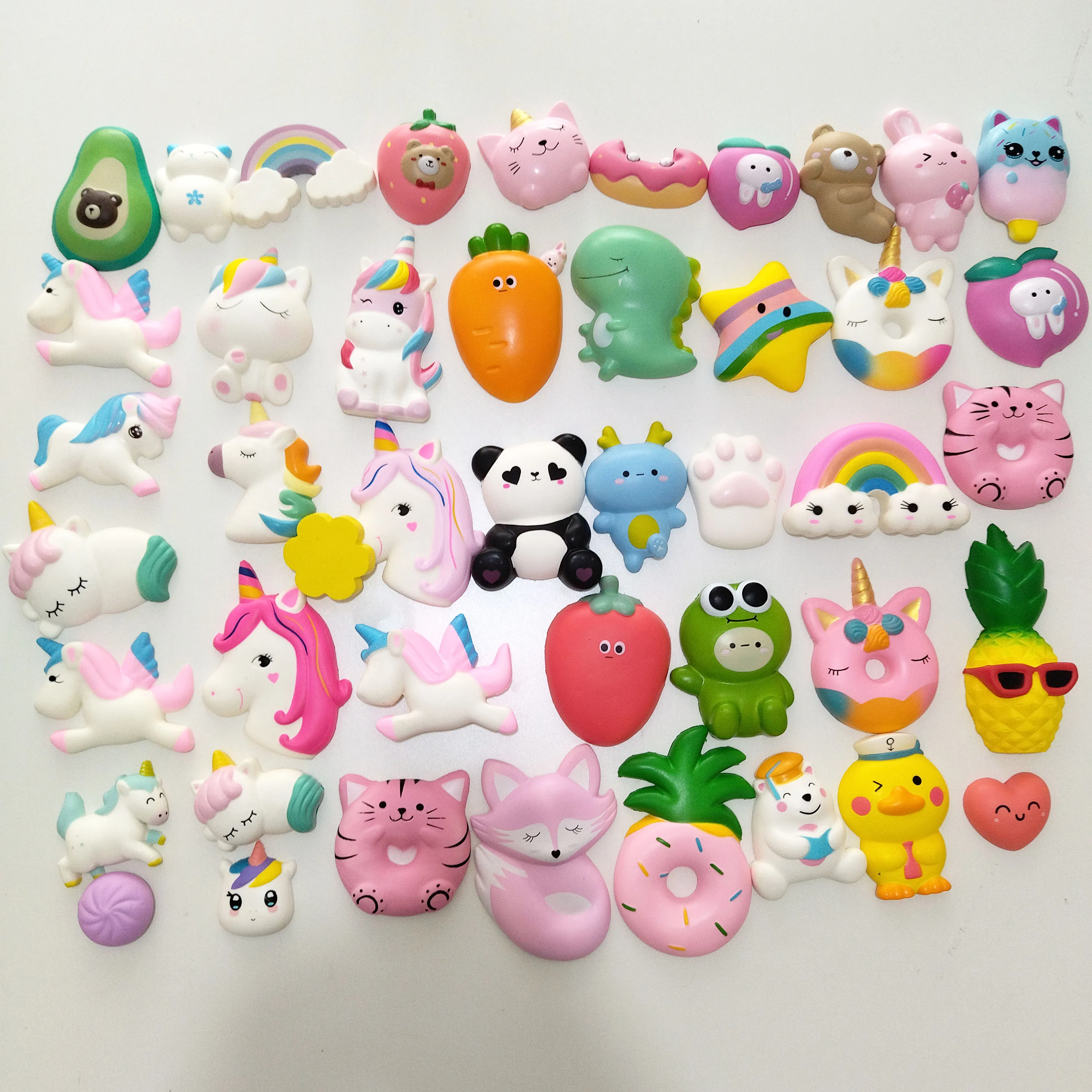 PT Trending Products 2024 New Arrivals Squishies Toys Random Jumbo Medium Mini Slow Rising Kawaii Squishy Squeeze Toys