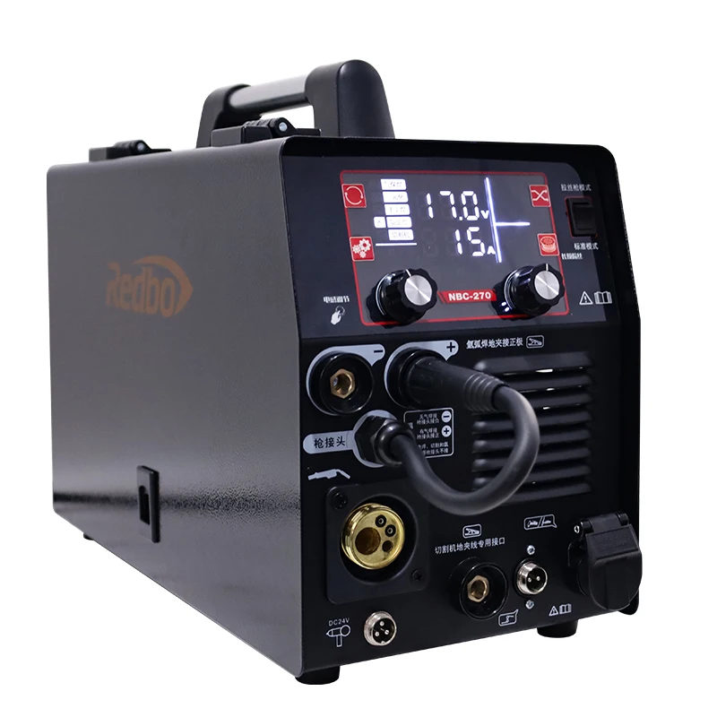 160Amp 220V 380V dual voltage portable CO2 no gas gasless MIG/MMA/TIG/CUT welding machine 5 in 1 multifunctional welders