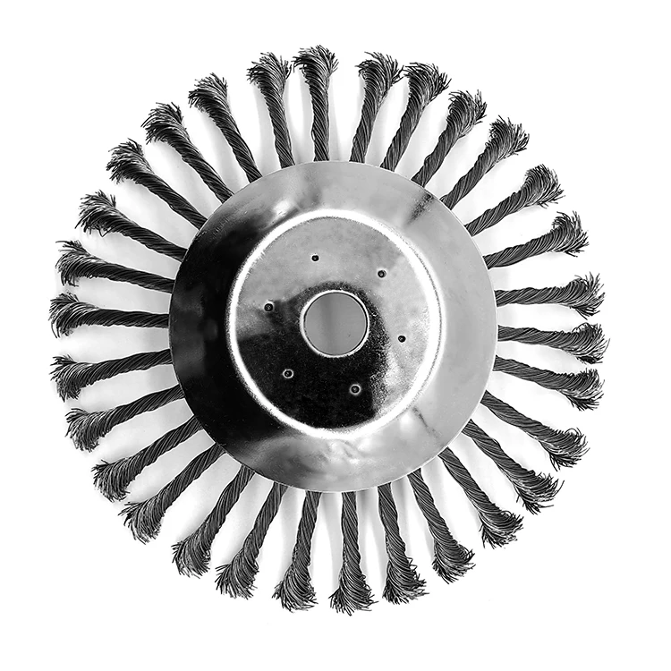 Garden Brick Joint Weeding Brush Rust Removal 10 Inch Bell Wire Weeding Brush