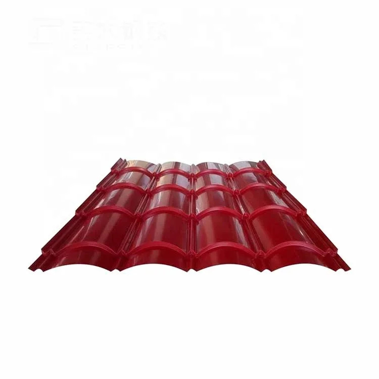 
0.12Mm~0.8Mm Metro Tile Roofing Sheet Steel Galvanized Export 