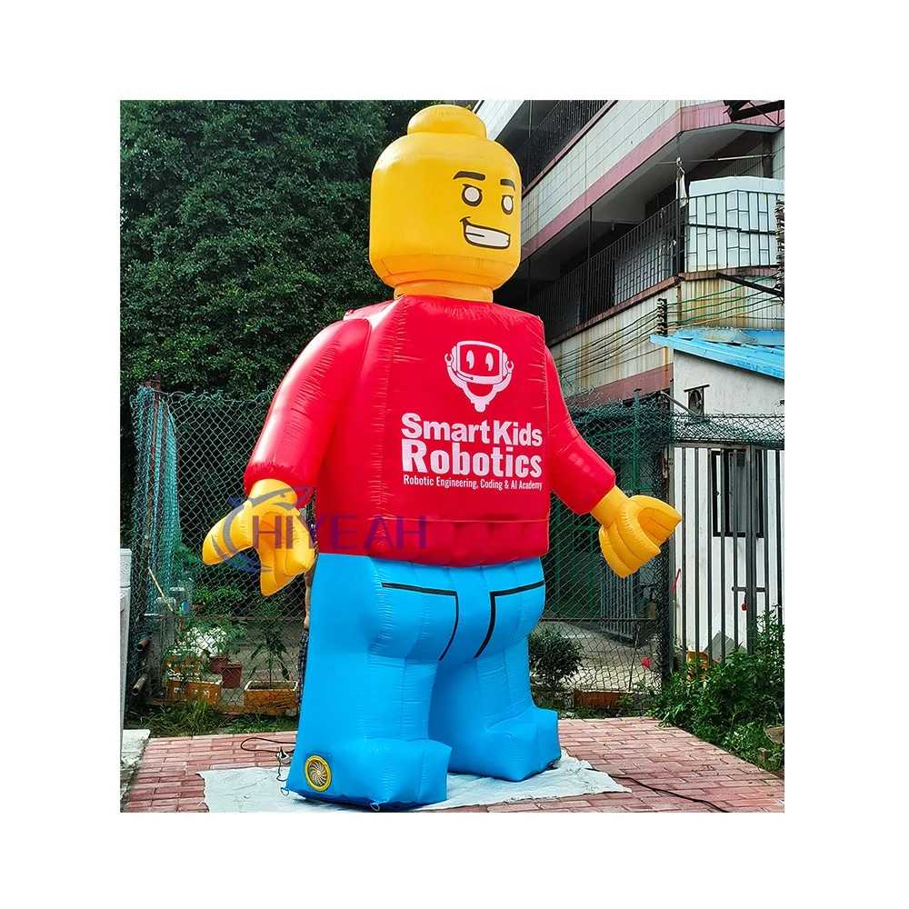 Оптовая продажа надувной Lego человек рекламное украшение коммерческий
