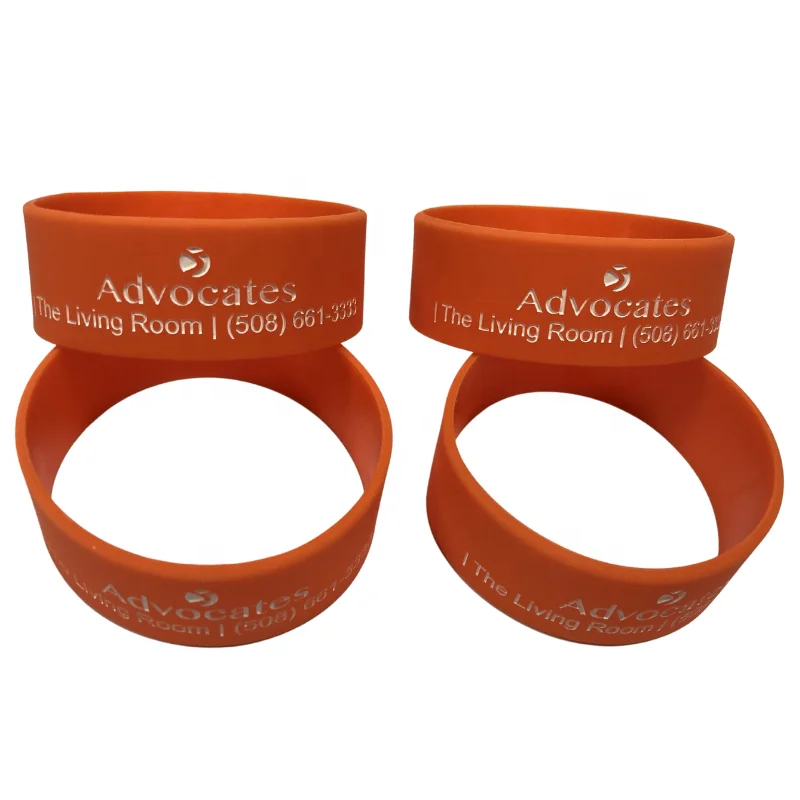promotion gifts Factory Supply Your Own Logo Engraved Debossed Men Bracelet Silicone Wrist Band Rubber Custom Silicon Wristband