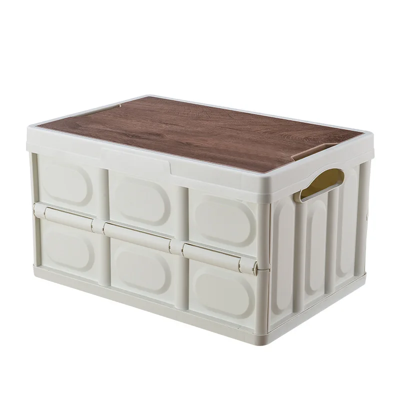 Folding box Car storage box Multi-functional plastic storage box Home organizer Outdoor camping portable trunk