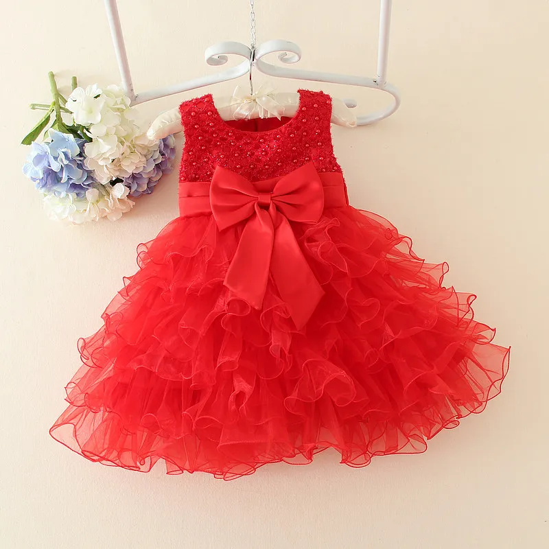 Summer Kids Infant Baby Girls Lace Party Princess Tutu Dresses Holiday Sundress