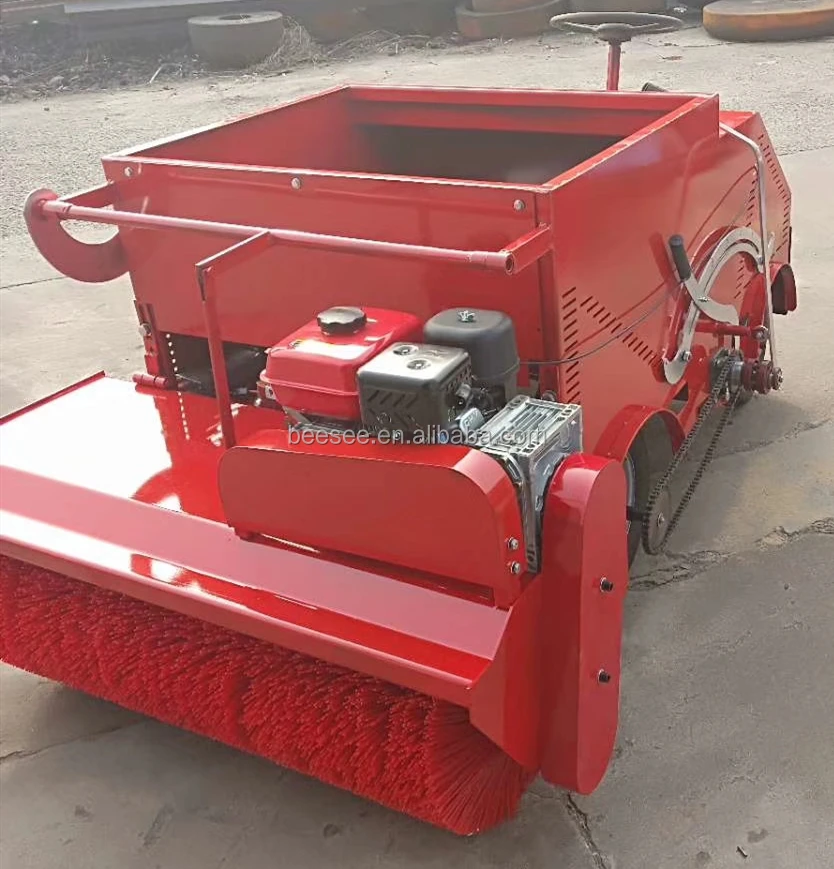 
Quartz sand and crumb rubber granules SBR/EPDM infill brush machine for artificial grass turf construction 