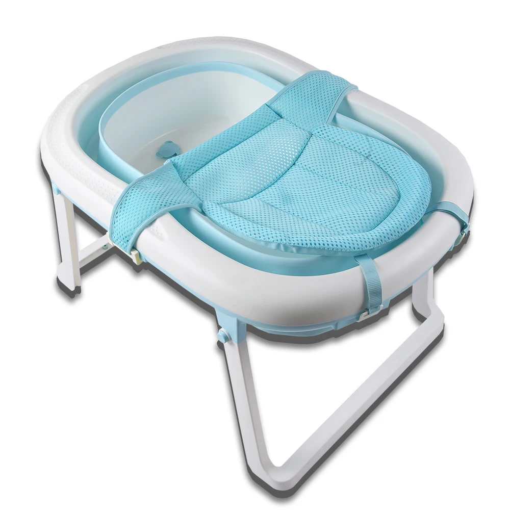 
Quality large plastic portable baby bathtub with four leg 