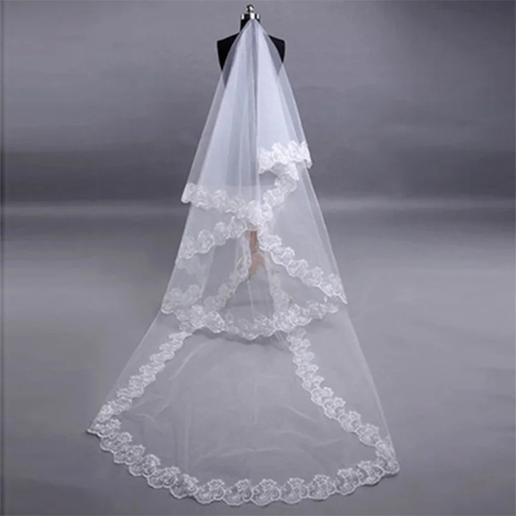 1.5m,3m,4m,5m,6m,10m Hot Sales Bridal Wedding Veils