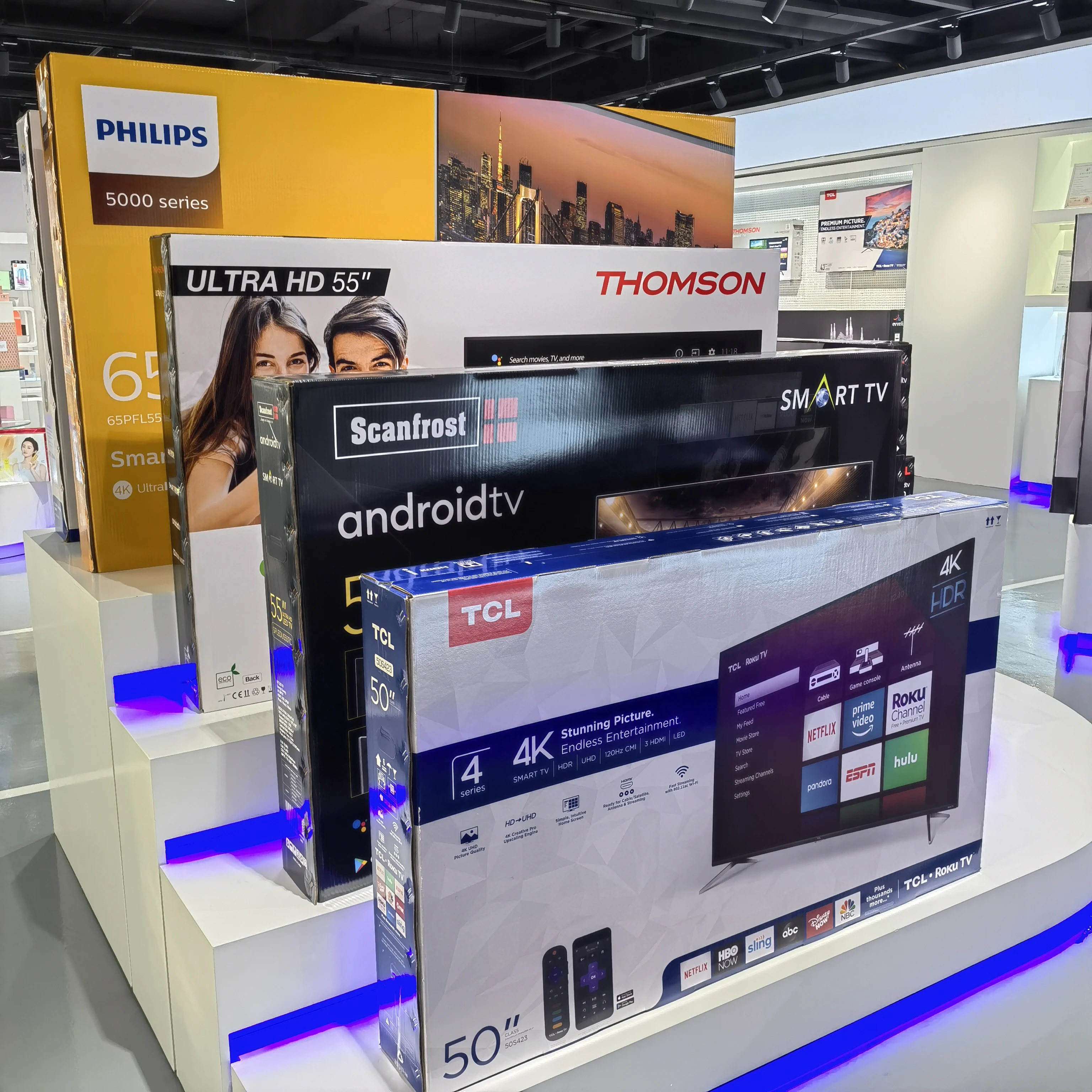 Recyclable Large Size Led Tv Corrugated Carton Electronic Packaging Box Hard Rigid Cardboard Paper Smart Tv Cardboard Box