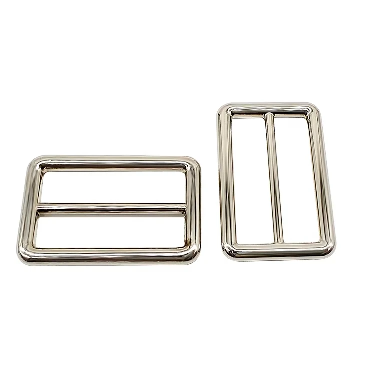 Wholesale China Manufacturers New Fashion Bag Backpack 37mm Square Ring Buckle High Quality Loop Belt Strap Metal Buckles