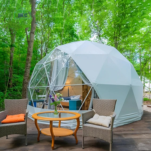 Factory Price Outdoor Tents Garden Greenhouse Foam Shelter Geodesic Glamping Home Igloo Dome Hotel Tent