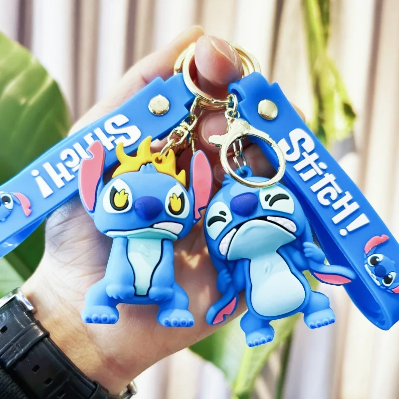 Xinxing Wholesale Cartoon Anime Keychain Cute Blue Doll Keyring Car Pendant  Accessory pendant The Best Gift Kids Toys Gifts