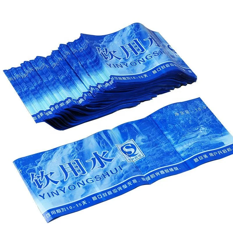 High Printing Quality 5 Gallon Water Bottle PVC Heat Shrink Sleeve Cover Plastic Shrink Label for Bottle Neck Seal
