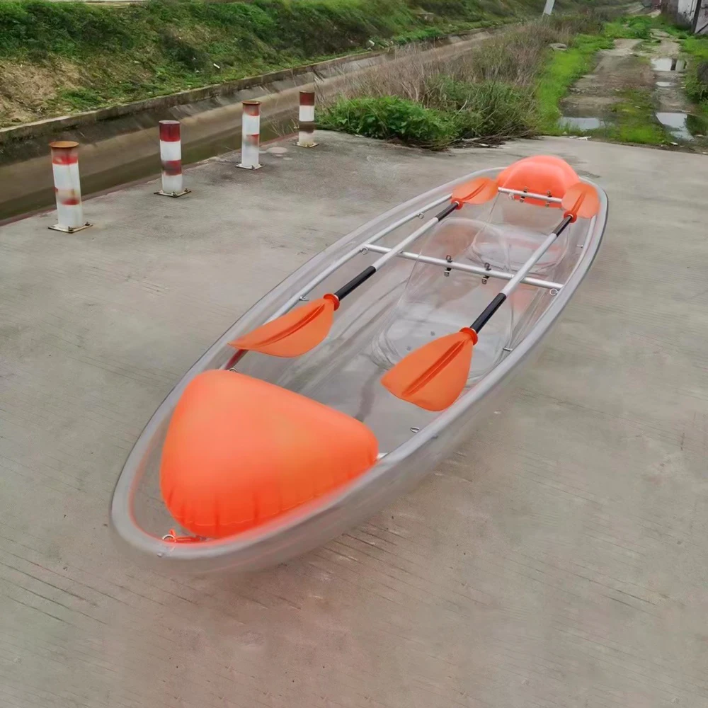 ONEMAX clear kayak transparent crystal clear kayaks with light in the tourist