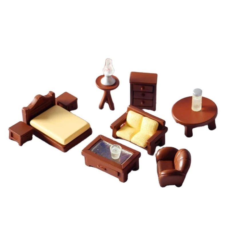 Wooden Doll House Toy Furniture kids doll house furniture miniature furniture Toy dollhouse