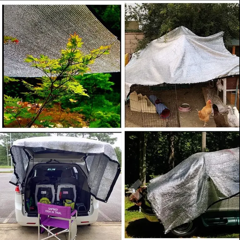 100% Virgin HDPE Aluminium Net Commercial Shade Solutions Rainwater