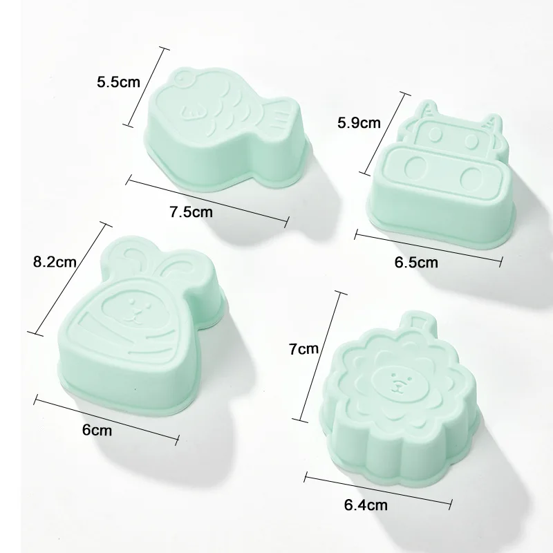 Silicone Mold for Steaming Cake Rice Cake Jelly Pudding Baby Food Supplement Food Grade Bowl Packaged in Box
