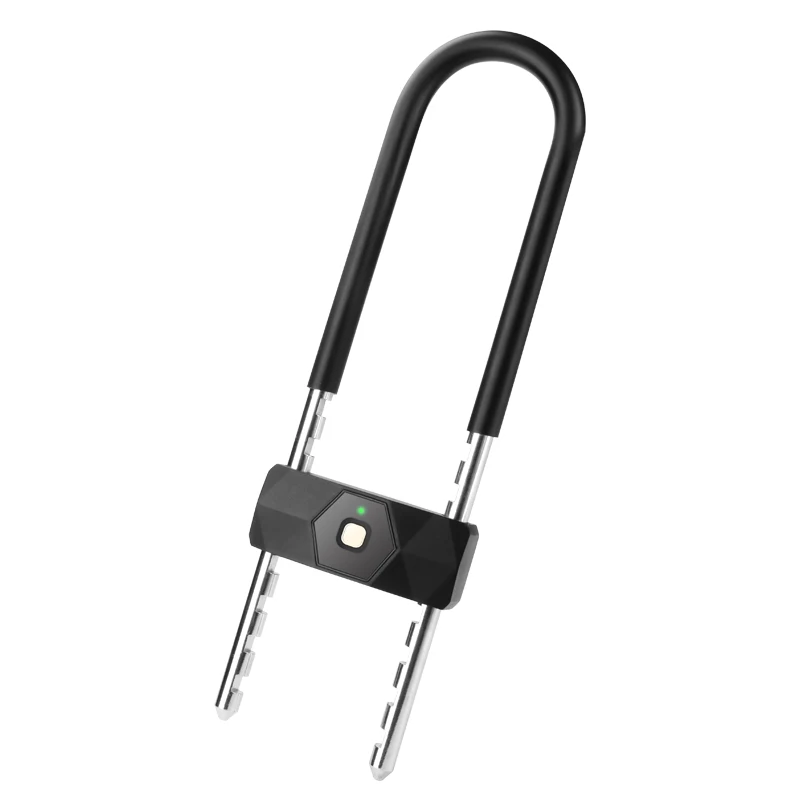 
Fingerprint U Lock Office Glass Door Lock Anti-Theft Bicycle Motorcycle U-Lock 