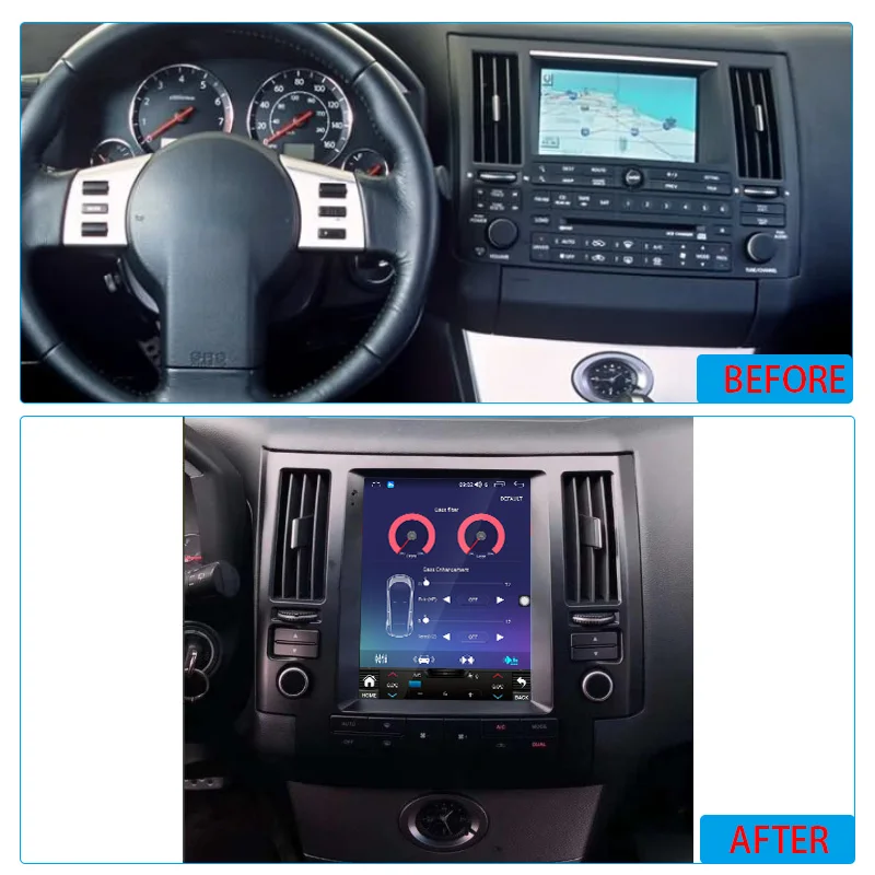 9.7inch 8+128G android 13 Car Multimedia DVD Player For Infiniti FX35 2003-2006 GPS Navigation Auto Radio Stereo DSP Carplay