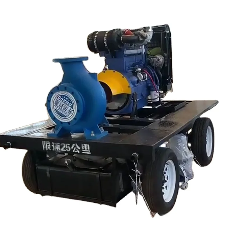 high suction agriculture diesel water pumps irrigation pump trailer automatic