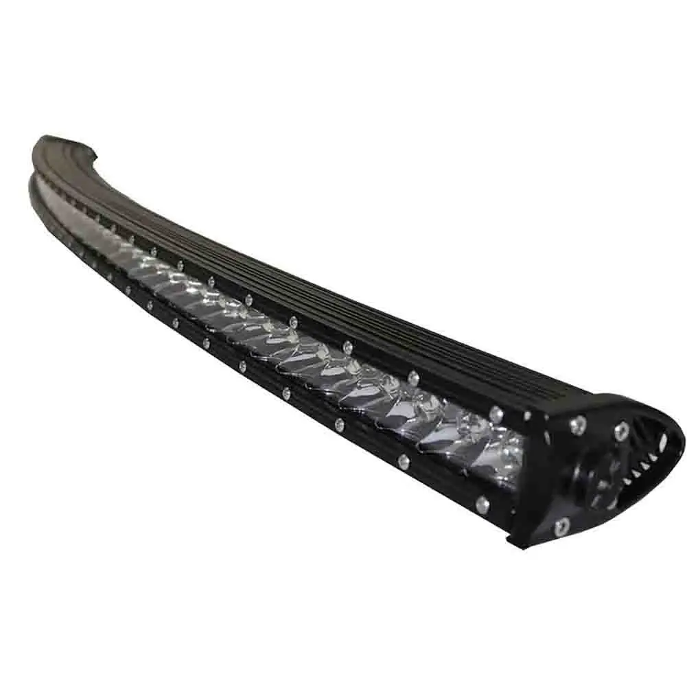 2021 New 6D Single Row 22 27 32 38 42 48 54 Inch White Amber Double color Curved LED Light Bar offroad LED Light Bar