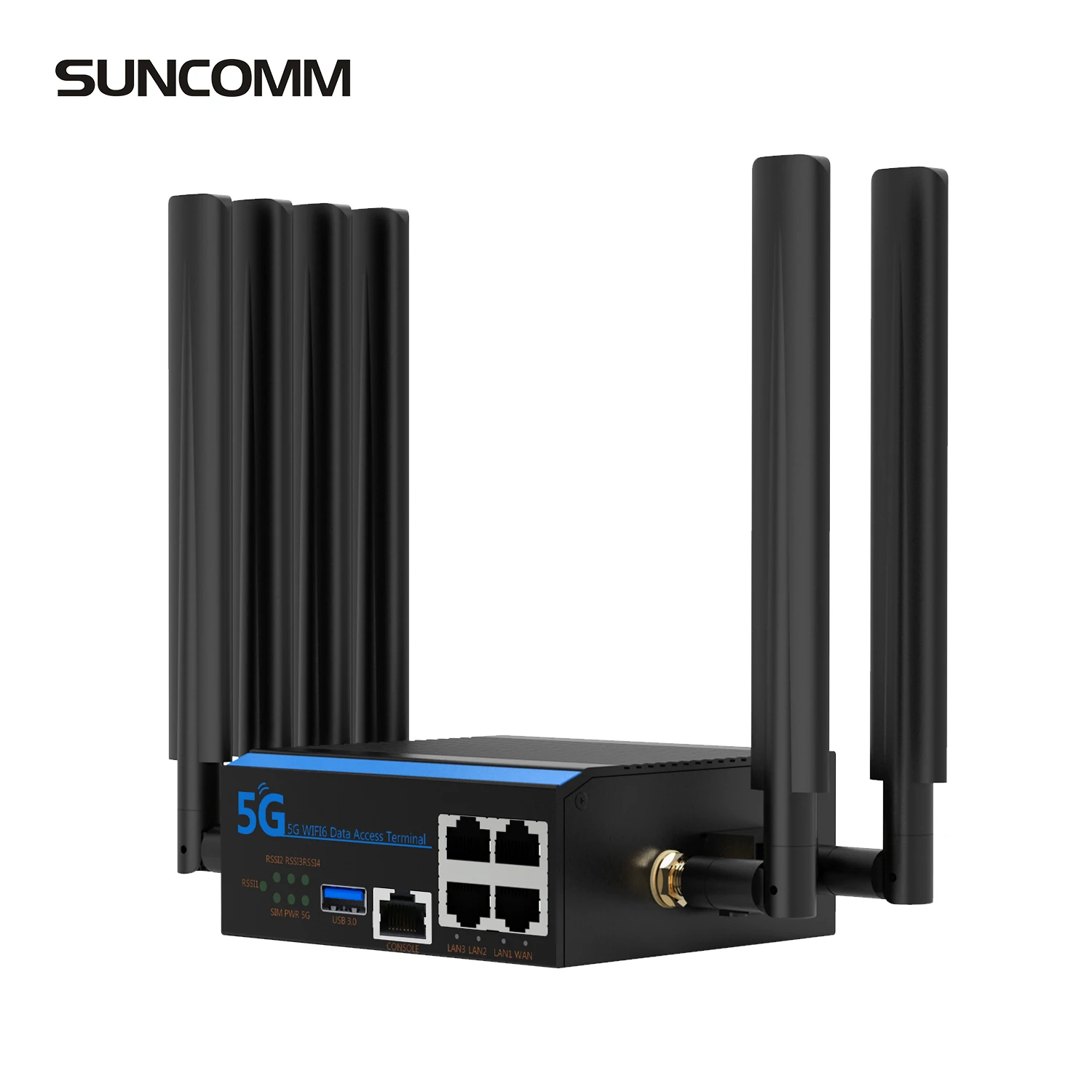 Hot selling SUNCOMM CP590 5G Dual Card Router NSA SA WiFi 6 2.4G/5.8G Gigabit Port MESH micro SD car 5G Enterprise Router