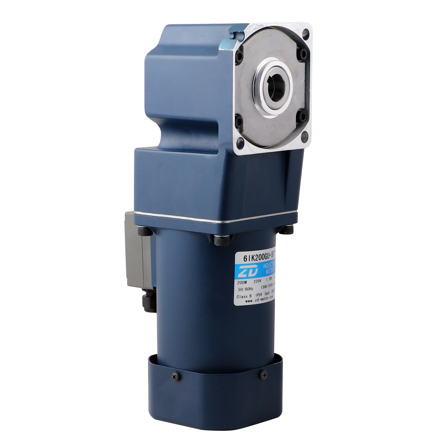 ZD 60mm 70mm 80mm 90mm 104mm 6w 10w 15w 25w 40w 90w 120w 200w 250W AC Induction Reduction Speed Control Gear Motor For Conveyor