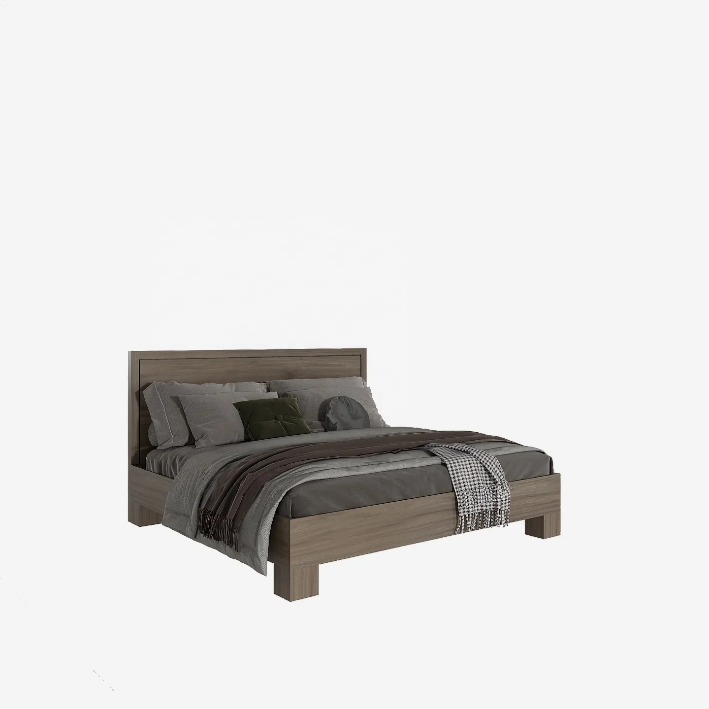 Modern 5-Star Hotel Furniture Set Durable Oak Wood with Stylish Melamine Finish Versatile for Bedroom Apartments & Schools