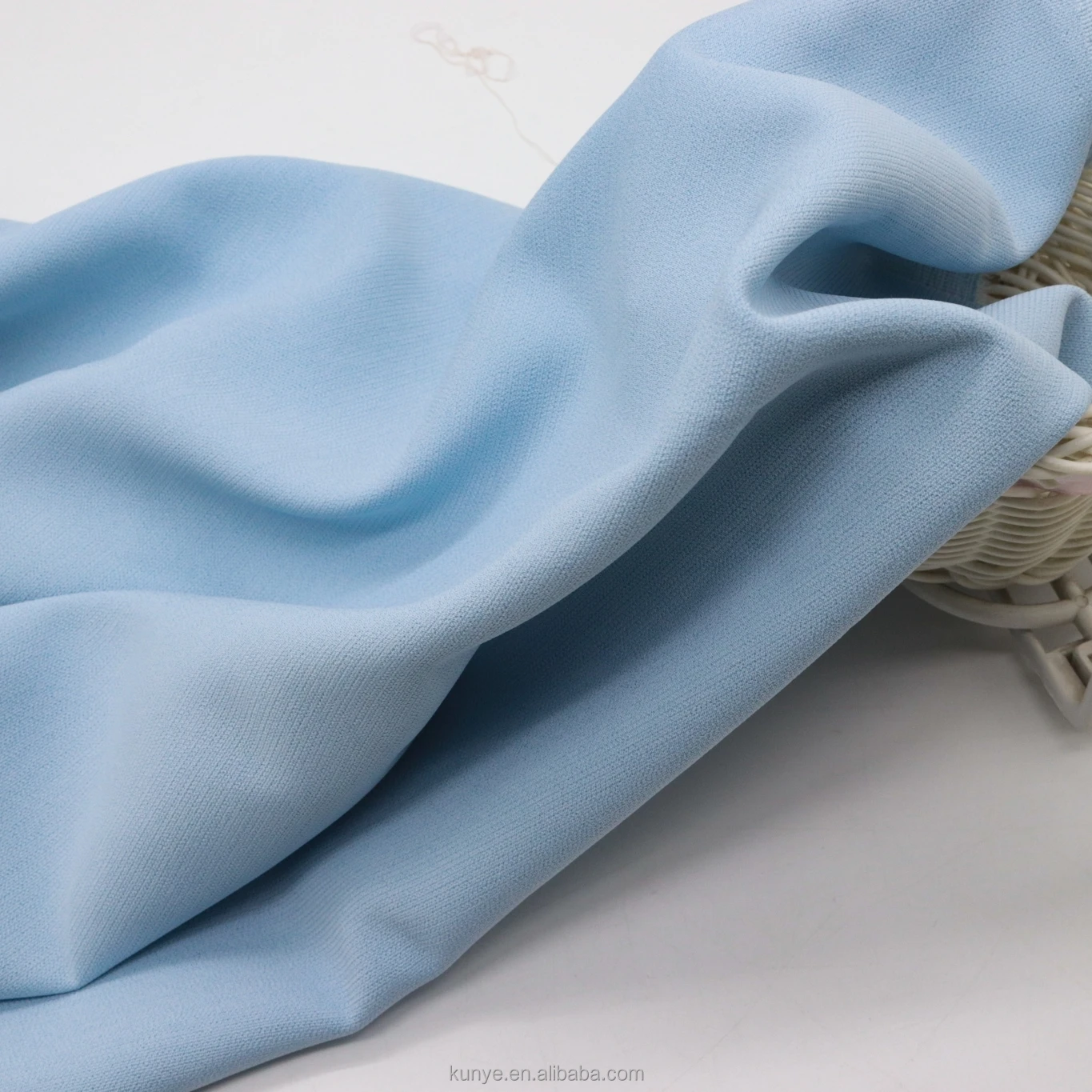 KUNYE thick winter coat soft crossover NAIA cellulose acetate fabric for suits