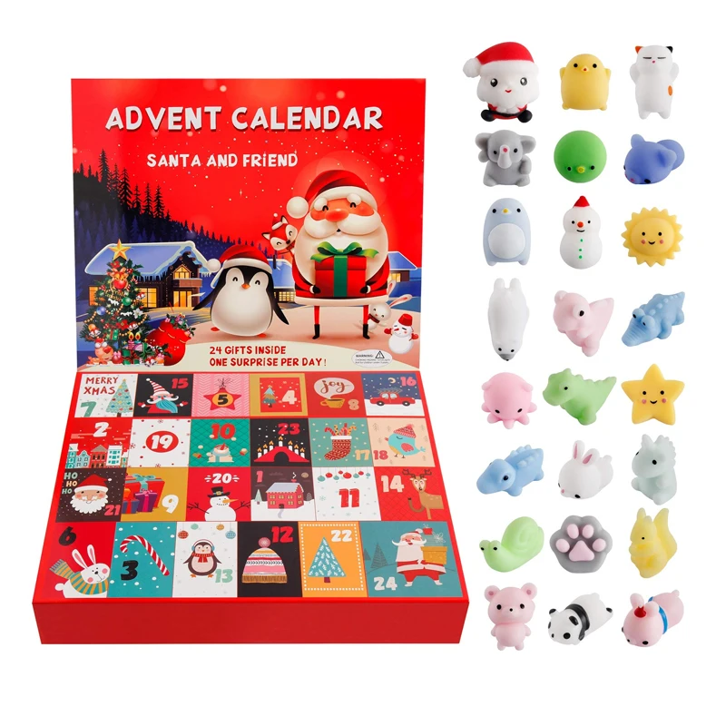 Wholesale Latest Design Luxury Custom Christmas Gift Box Manufacturer Advent Calendar Kids