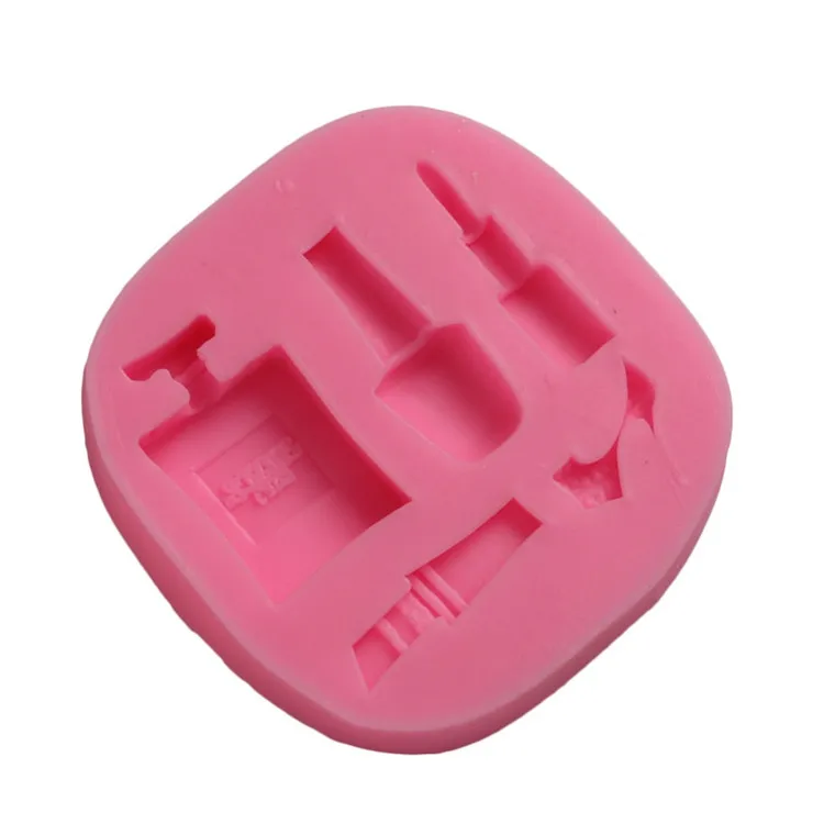 Perfume Nail Polish Wedding Decoration DIY Baking Tools Cosmetics Silicone Mold Fondant Cake Chocolate Cookie Mold