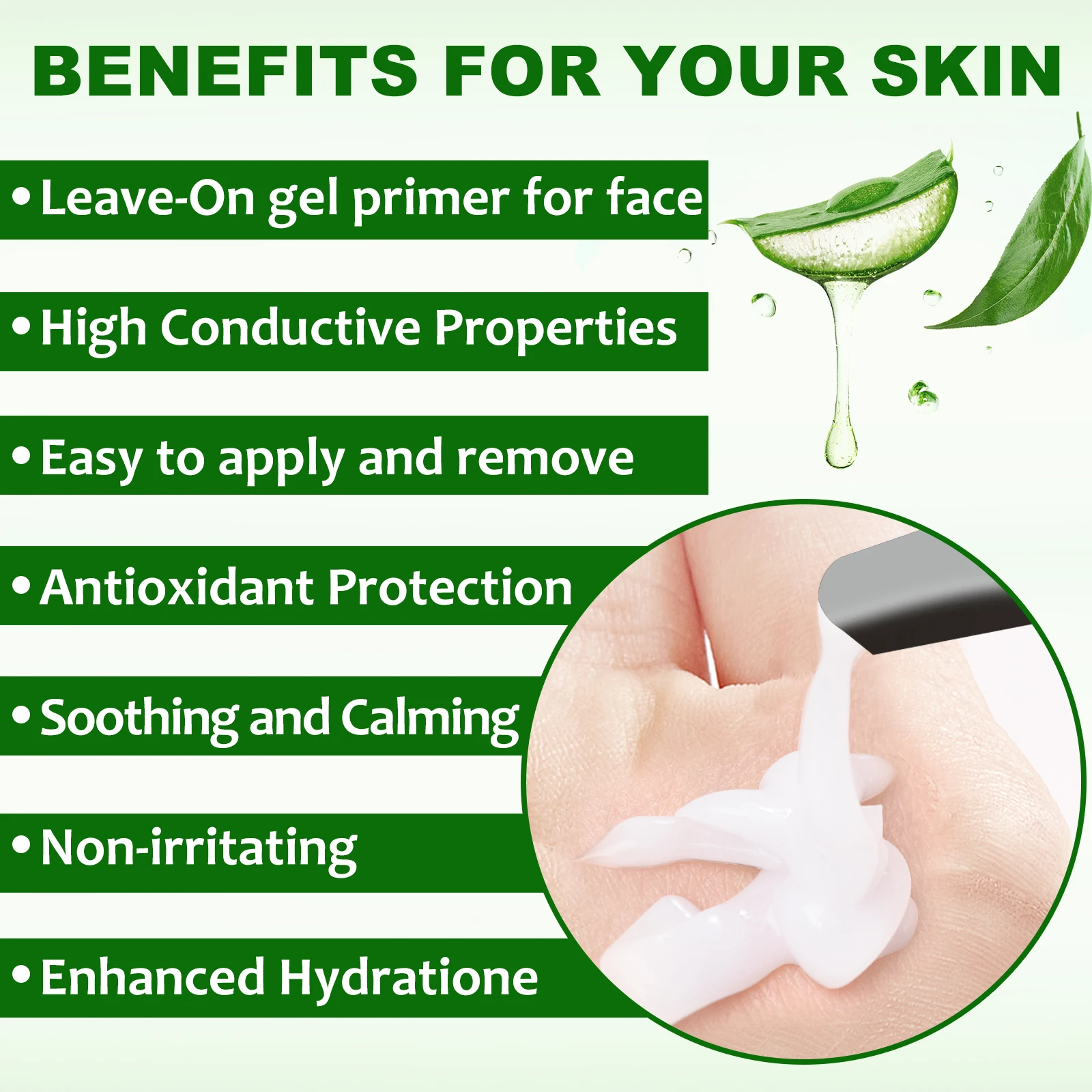 Accept personal  customization super cost-effective large bottle of conductive facial gel moisturizing soothing and anti-wrinkle