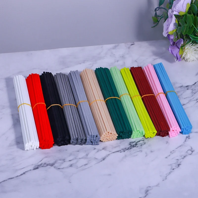 Fragrance Expanding Stick Home Air Freshener Diffuser Oil Fiber Reed Stick Flat Square Reed Fiber Sticks