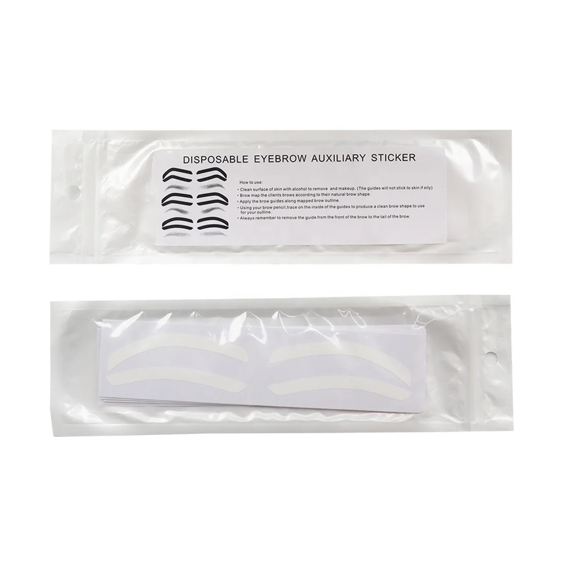 Disposable Eyebrow Design Sticker Stencil Airbrush Brow Tinting Stickers Eyebrow Shape Tape