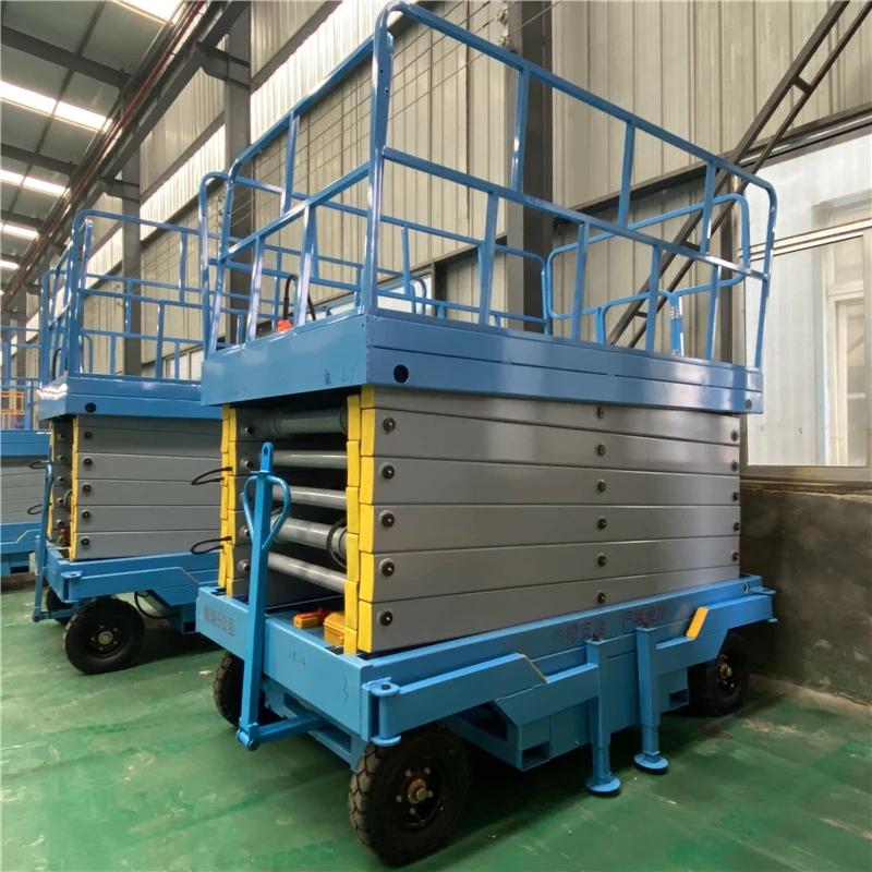 Promotional 6m 8m 10m 12m 14m Mobile Lifter Scaffolding Electric Hydraulic Scissor Lift Tables