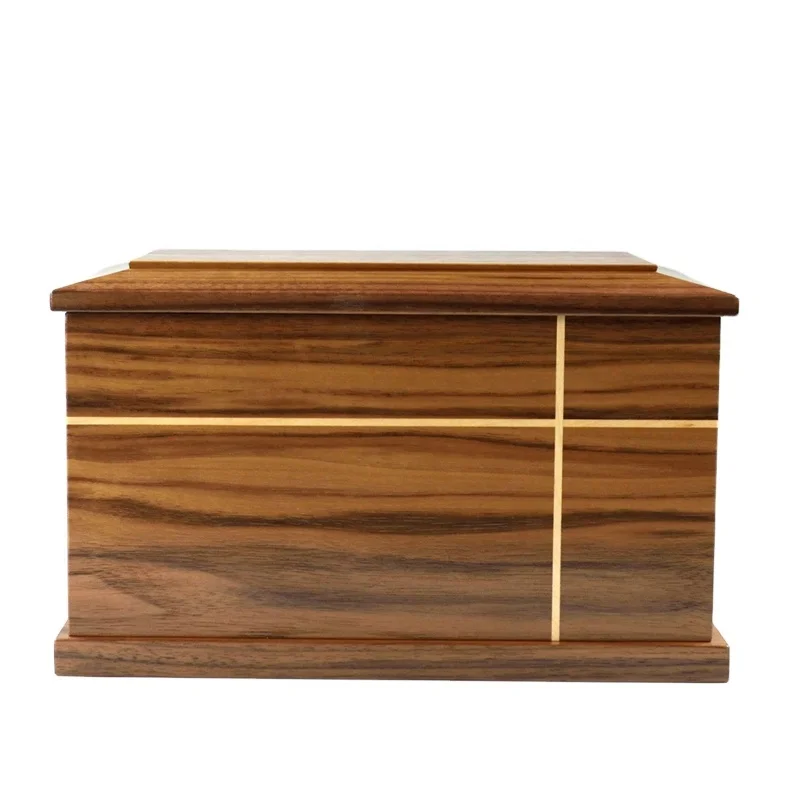 Оптовая продажа по индивидуальному заказу, традиционные урны для кремации из орехового дерева для людей и взрослых