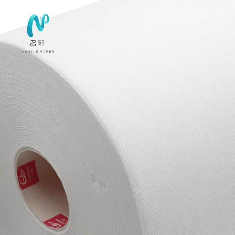 Hangzhou MingXuan Wholesale Custom High Quality Roll 18-20cm 2 Ply Roll Towel Paper