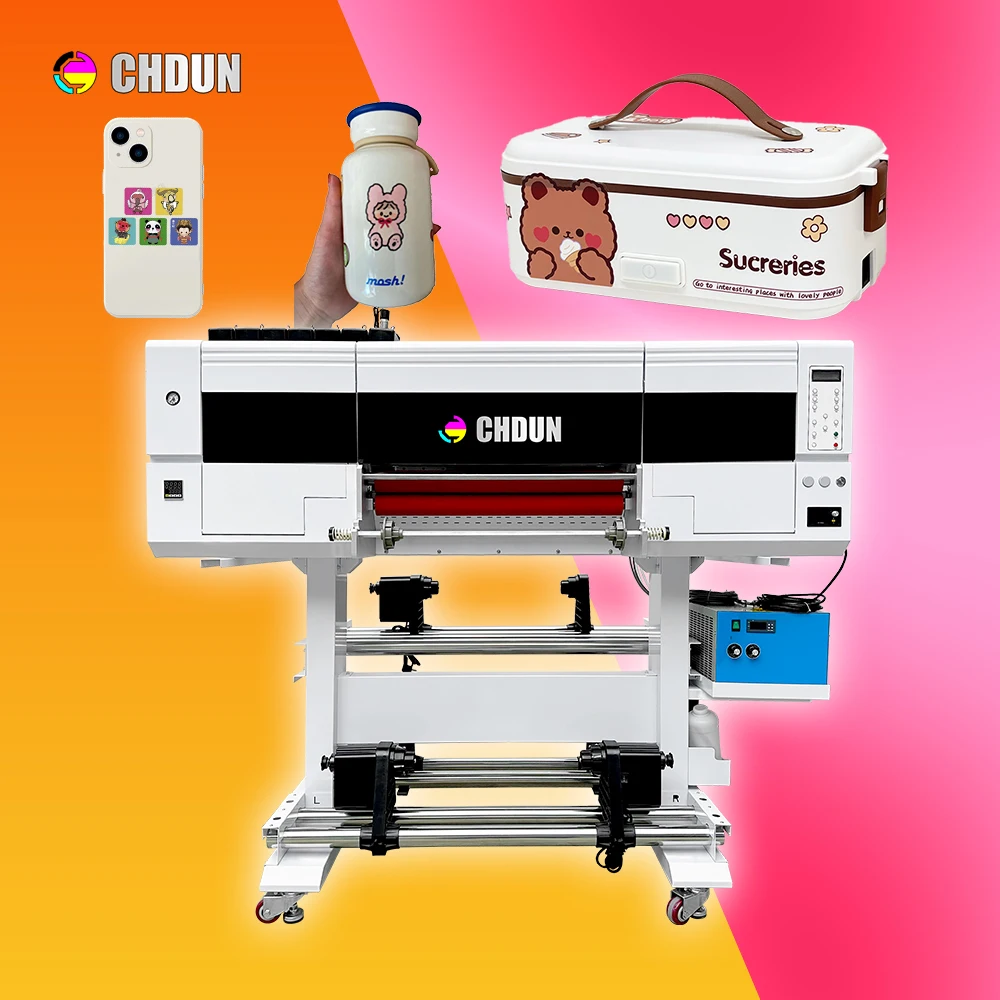 factory price plotter small uv dtf printers for bags rainboww uv dtf printing machine ab film a1 uv dtf printer