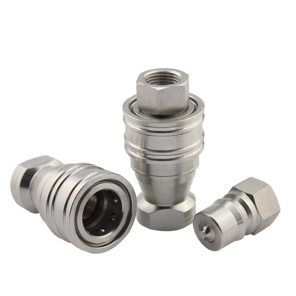High Pressure KZF Close Type Gas-liquid Stainless Steel Hydraulic Quick Release Coupling