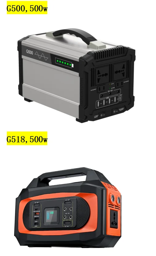 220v Outdoor Camping Portable Mobile Power Station Emergency Energy Storage Battery solar related products 1000W 500W