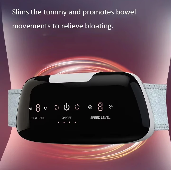 4000mAh Long Endurance Weight Loss Slim Tummy Belly Massage Device Women Period Pain Relief Warm Stomach Heating Waist Belt